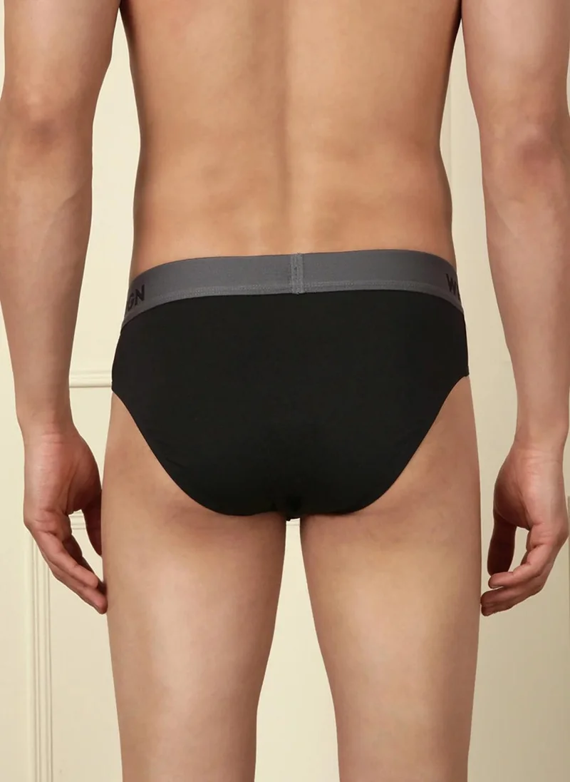 Wrogn Solid Comfort Stretch 2-Pack Brief